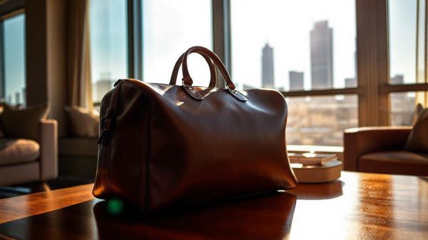 Découvrez les avantages d'un sac de voyage en cuir chic