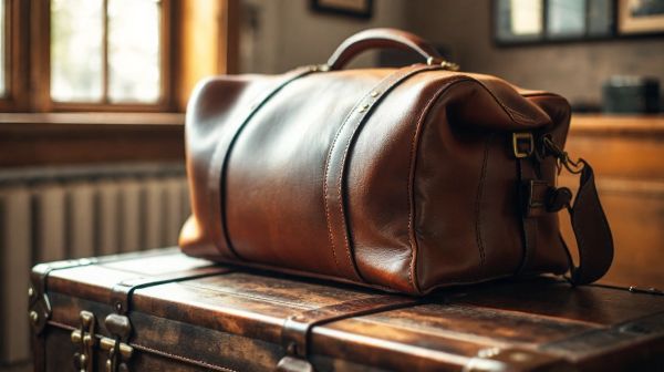 Découvrez les avantages d'un sac de voyage en cuir chic